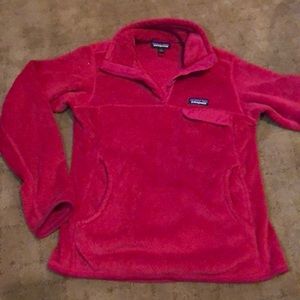 Pink Patagonia sweatshirt